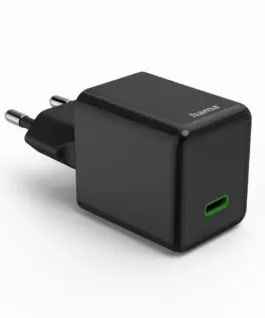 Alternative view of HAMA Бързо мини зарядно GaN, USB-C, PD, 45 W, черно