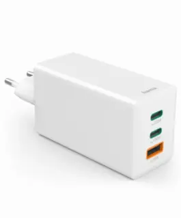 Alternative view of HAMA Бързо зарядно 220V, 100 W GaN, 2x USB-C PD, 1x USB-A QC