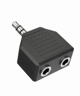 Alternative view of HАМА Аудио адаптер, 3.5 mm жак - 2 x 3.5 mm жак женско, стерео