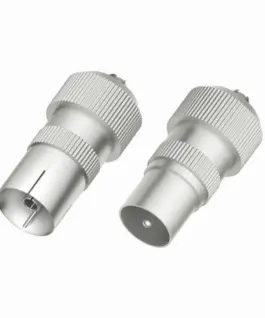 HAMA Коаксиален комплект мъжко-женско винтова приставка