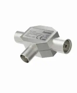 HAMA Сплитер за антена 1 вход - 2 изхода метал