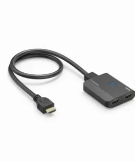 HAMA Сплитер 4K HDMI мъжко - 2 x HDMI женско черен