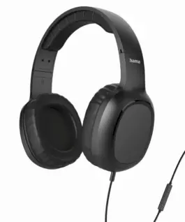 HAMA Слушалки с микрофон "Fun II" On-Ear 3.5 мм жак Черни