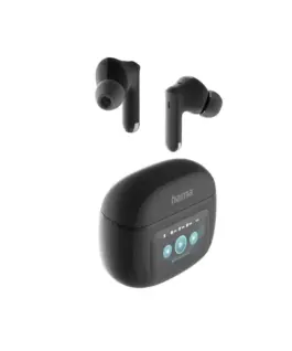 HAMA Блутут слушалки "Spirit Touch" TWS ANC с тъч дисплей черни