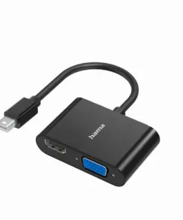 HAMA Видео адаптер 2 в 1 Mini Displayport - VGA and HDMI Ultra-HD 4K