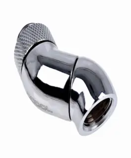 Ъглов адаптер Alphacool Eiszapfen 2 x 45° G1/4 външна към G1/4 вътрешна резба