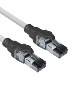 Мрежов пач кабел ACT S/FTP CAT6A IDC 4PPoE/PoE++100W LZSH 1.5 m