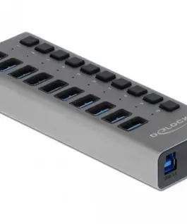 Alternative view of USB хъб 10 порта, DELOCK-63670