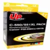 Комплект мастилници UPRINT -CANON PGI-550 + CLI-551BK/C/M/Y XL 1x25ml+4x15ml