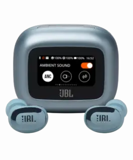 Блутут слушалки-тапи JBL Live Buds 3 - Син