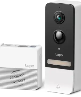 Видео звънец за врата Tapo D230S1 2.4Ghz 2K 5MP Color Night Vision акум.батерии