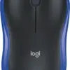 Безжична мишка оптична LOGITECH M185 USB Син/Черен