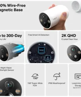 Охранителна WiFi камера TP-Link Tapo C425