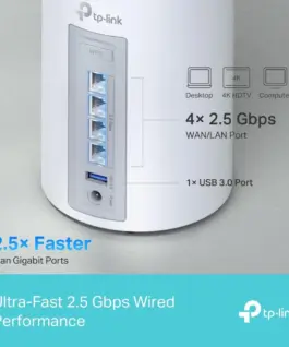 Меш система TP-Link Deco BE65 Wi-Fi 7 BE9300 - 3бр