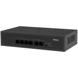 Kомутатор Imou 6-port 100M unmanaged PoE Switch, 4x PoE 10/100, 2x uplink 10/100, 45W total power, up to 250m PoE, 4KV lighting Protection, 802.3af/at, - Image 3