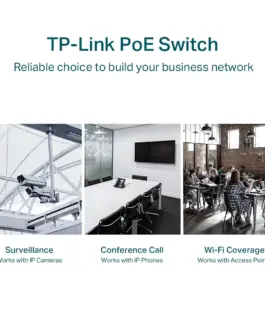 Alternative view of 28-портов гигабитен Easy Smart комутатор TP-Link TL-SG1428PE с 24-PoE+ порта и 2 SFP слота