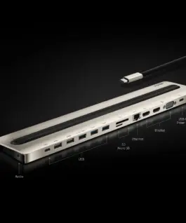 Докинг станция ATEN UH3237, USB-C, Power Pass-Through - Image 3