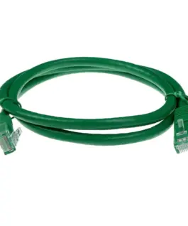 Alternative view of Мрежов пач кабел ACT U/UTP, CAT 6, RJ-45 - RJ-45, 0.5 m, Медни проводници, Зелен, Булк опаковка