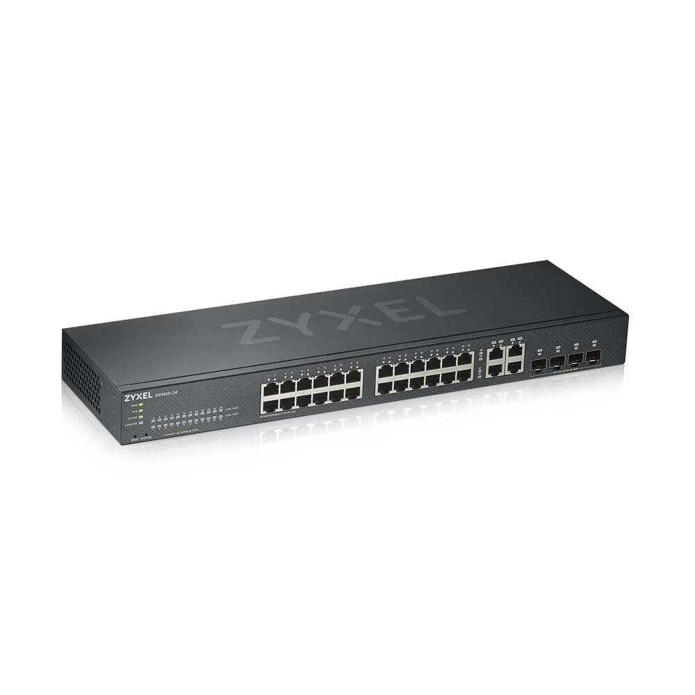 Суич ZYXEL GS1920-24V2, 24 портов Gigabit Smart-Managed,Fanless, за монтаж в шкаф - Image 3