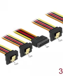 Кабел Power SATA - 4 x SATA 15 Pin