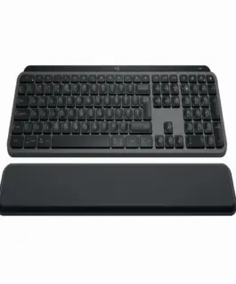 Alternative view of Kлавиатура Logitech MX Keys S, Bluetooth, Illuminated, Подложка за китка, Черна