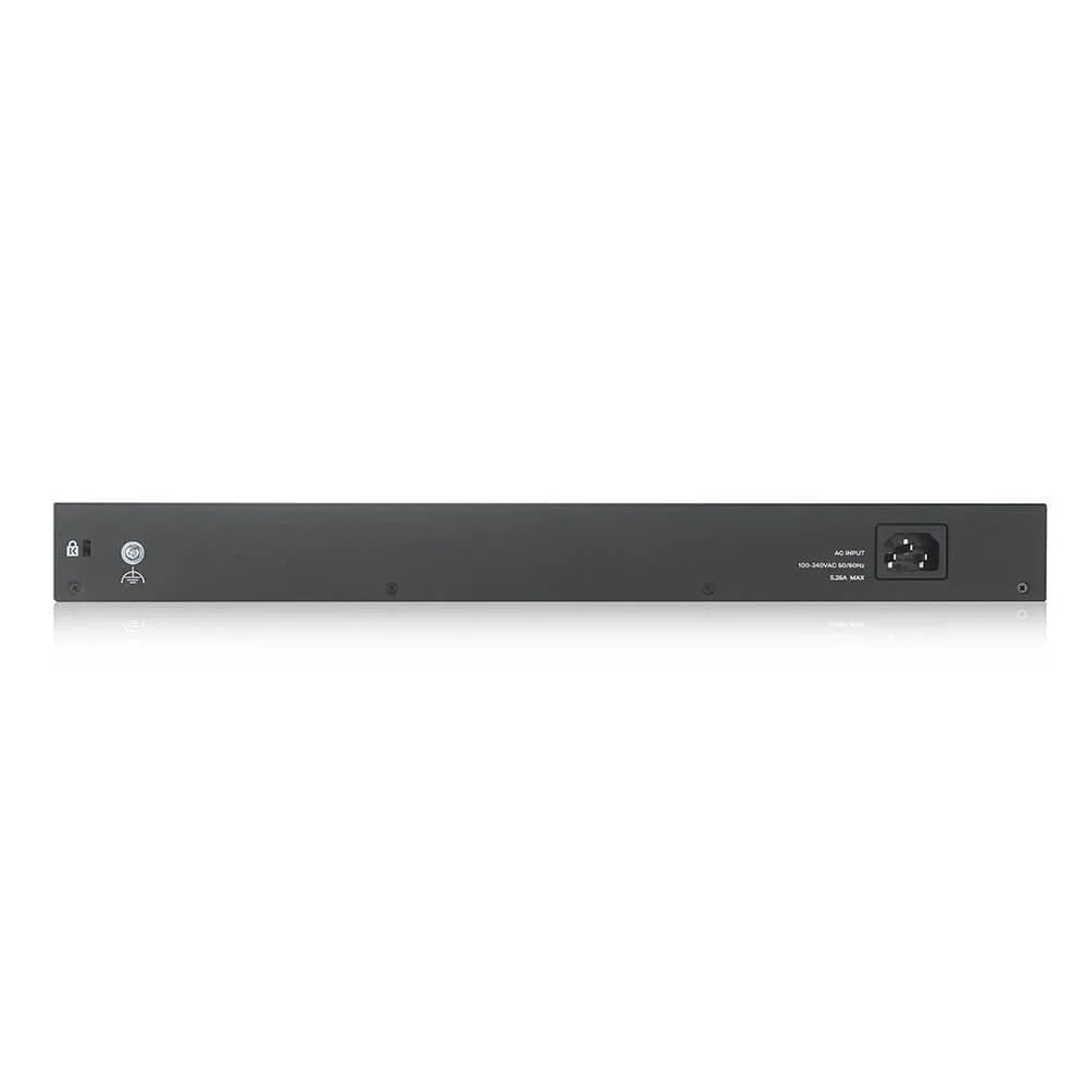 Суич ZyXEL GS-2220-28HP, 24 портов Layer2+, 24x Gigabit PoE + 4x Gigabit combo (RJ45/SFP), Управляем - Image 3