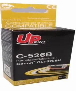 Мастилница UPRINT CLI526 CANON С чип Черен