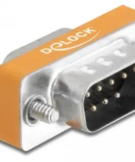 Адаптер DeLock D-Sub 9 Pin мъжко - D-Sub 9 женско