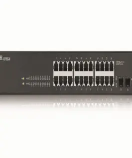 Alternative view of Суич ZYXEL GS1900-24, 24 портов управляем, Gigabit, Монтаж в шкаф