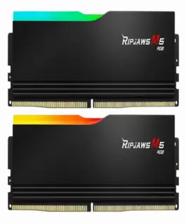 Памет за компютър G.SKILL Ripjaws M5 RGB Black 64GB(2x32GB) DDR5-6000 - Intel XMP