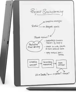 Amazon Kindle Scribe (2024) четец 32GB - 10.2" - с Premium Pen тъмно сив