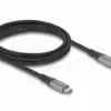 Delock Кабел E-Marker USB-C 240W 2 m сив