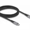 Delock Удължителен кабел USB-C 40 Gbps PD 240W 1 м сив