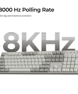 Alternative view of Геймърска Механична клавиатура Keychron C2 Pro 8K QMK - Super Red Switch, Full Size