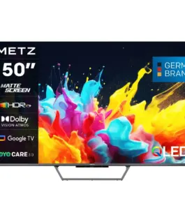 Телевизор METZ 50MQE7600Z 50"(126 см) QLED+Anti-Glare Google TV 4K/UHD 60Hz