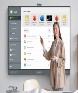 Alternative view of Интерактивен дисплей BenQ RP7504, 75"