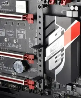 Alternative view of Държач на видео карта за Дънна платка Estillo Anti-Sag Bracket - Черен