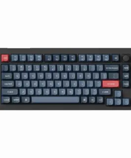 Alternative view of Механична клавиатура Keychron V1 MAX QMK 75% Carbon Black - Wireless