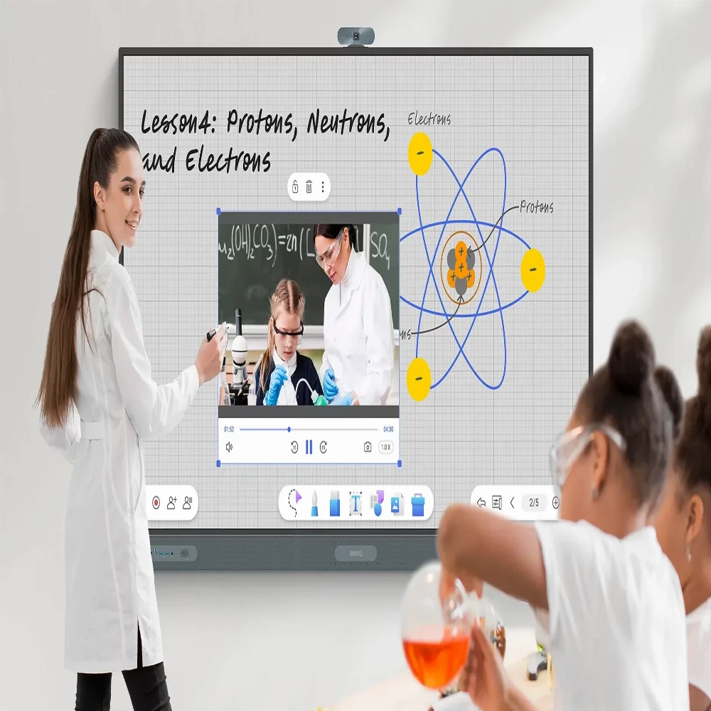 Интерактивен дисплей BenQ RP7504, 75" - Image 3