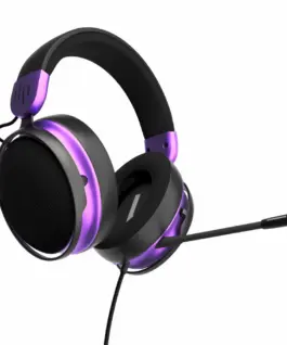 Геймърски слушалки Dark Project Sono Wired - Black/Violet