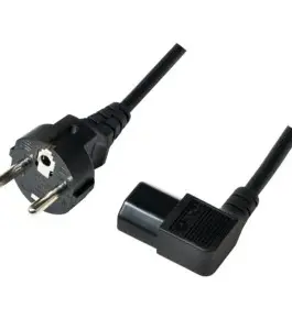 Alternative view of LogiLink Power кабел Schuko male to female C13, 3m