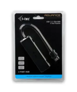 i-tec USB-C Slim pasywny HUB 4x USB 3.0