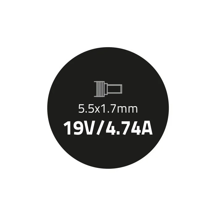 Qoltec Power адаптер for Acer 90W | 19V | 4.74A | 5.5 * 1.7 - Image 4