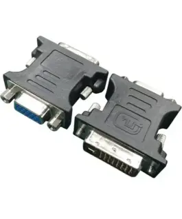 Gembird Video адаптер DVI->VGA (24M/15F) черен