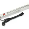 Digitus PDU 19 rack 8 slots Type E Schuko plug 1.8m кабел aluminum switch