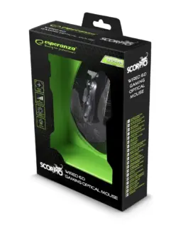 Esperanza WIчервен FOR PLAYERS мишка 6D Optical USB MX203 SCORPIO