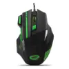 Esperanza MOUSE WIRE FOR PLAYERS 7D Optical USB MX201 WOLF зелен
