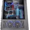 Thermaltake Core X71 Full Tower USB3.0 Tempeчервен Glass - черен