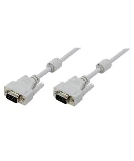 LogiLink кабел Data VGA 3m 2xferryt gray