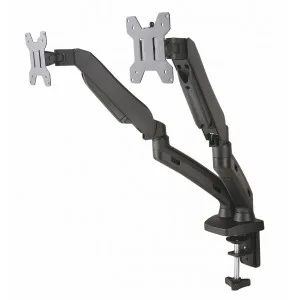 ART Desk handle on gas spring for 2 LEDs / LCDs 13-27 inches L-13GD